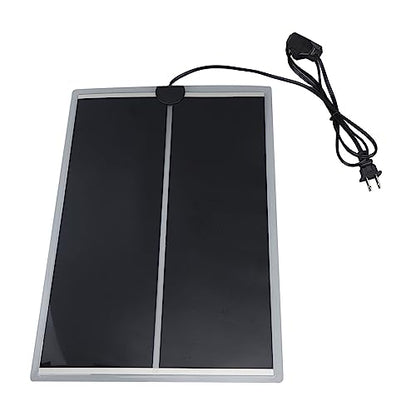 Fdit Reptile Terrarium Heat Pad, Adjustable Temperature Under Tank Heater for Snake Lizard, Watertight PET Heating Mat for Pet Warmth and Comfort (20W) - size: 20W