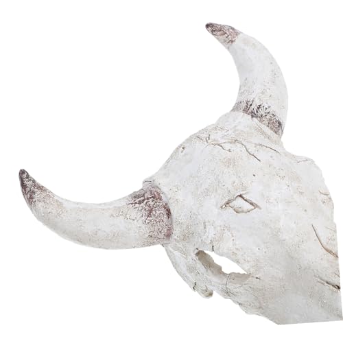 Turtle Habitat Decor Resin Bull Skull Snake Tank Accessories Hideout Cave Fish Aquarium