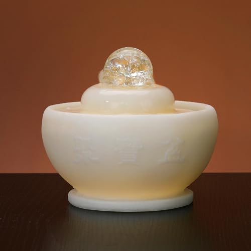 Tabletop Water Fountain - Desktop Waterfall Fountain Indoor Tabletop Humidifiers Home Decoration for Office, Living Room, or Bedroom - color: L24012