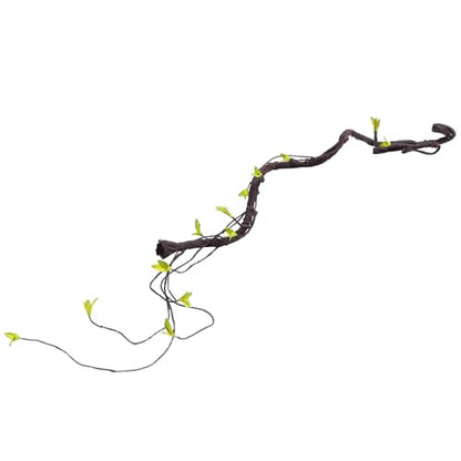 DOITOOL Artificial Vine Climbing Simulation Rattan 100cm Bendable Fake Vines Reptile Habitat Decor Tropical Terrarium Plant for Pet Enclosures