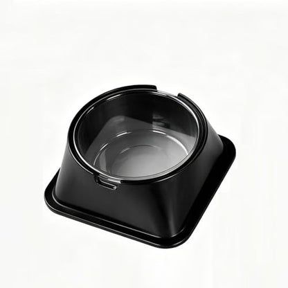 Reptile Water Bowl with Disposable Insert, No Spill Reptile Food Dish for Bearded Dragon, Leopard Gecko, Lizard, Snake, Small Pets, Easy to Clean & Hygienic