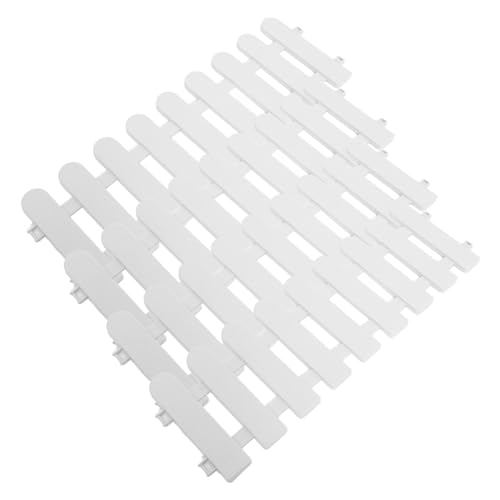 Milisten 4pcs Plastic Tortoise Enclosure Fence Outdoor Pet Breeding Pen Resistant to Damage Easy Assembly for Turtles and Pets Outdoor Playpen Protective Barrier
