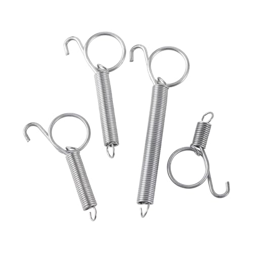 40 PCS Spring Latch Door Cage Metal Finger Hook for Iron Fixing Rabbit Chicken Parrot Guinea Pig Bunny(7cm) - color: 7cm