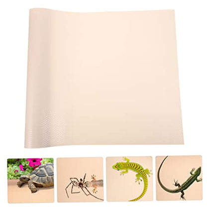 balacoo 2pcs Tortoise Bedding Reptile Tank Decor Lizard Terrarium Liner Soft Eva Substrate Carpet Easy to Clean