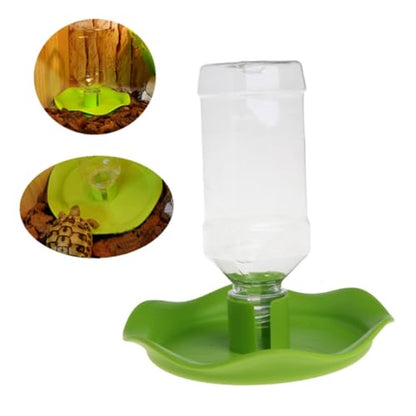 2Pcs Reptile Water Feeder Bowl Automatic Pet Drinking Tool for Spiders Hamsters and Lizards Smooth Design for Home and Pet Shops