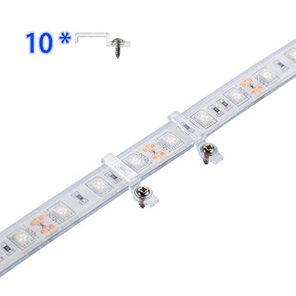 BSOD LED Strip Lights for Boats,12V Outdoor Blue Underwater Rope Light Real IP68 Waterproof Strip 16.4ft Marine Fish String Flexible Light for Swimming Pool Boat Fish Tank(Blue) - color: Blue
