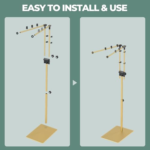 Dual Reptile Light Fixture with Dual Lamp Stand