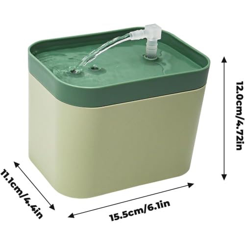 2026 New Reptile Water Bowl with Filtration System, Drinking Fountain, Bearded Dragon Tank Accessories, Reptile Habitat Waterfall for Bearded Dragon, Leopard Gecko, Chameleon, Snake