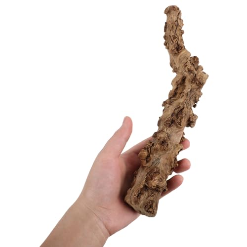 GANAZONO Snake Climbing Branch: Reptile Wood Natural Cork Log Tank Accessories Tree Trunk for Chameleon Gecko Snake Frog Spider 30-40 Cm/11.81-15.75 Inch