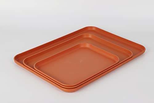 Reptile Large Water Dish, Tortoises Food Bowl - M (11.8 * 8.6 * 0.6) - size: M