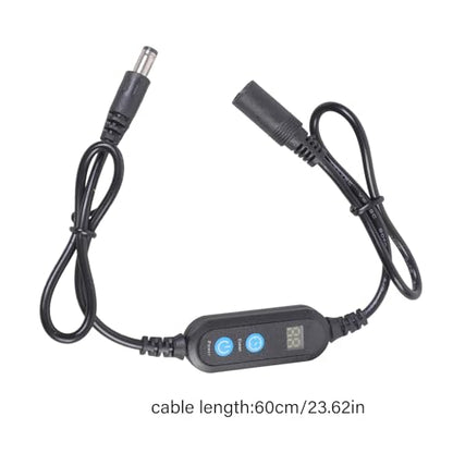 Aquarium Light Timer&Dimmer, 5V 12V 24V Direct Current 48W Auto Away Function for Blowers Fish Cistern Radiances Timing Power Cord for Marinepark Radiances