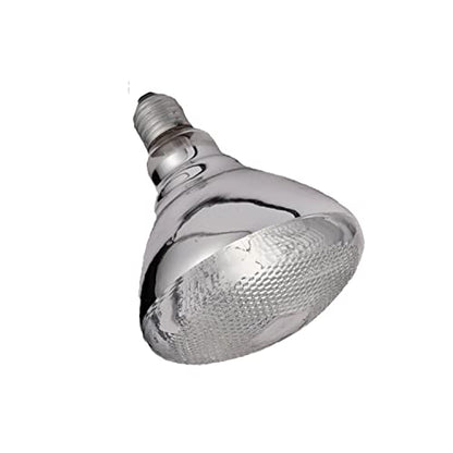 Heat Lamp Bulb 250 Watts Infrared White Light for Food Service (Dia120x142mm) - style: Dia120x142mm