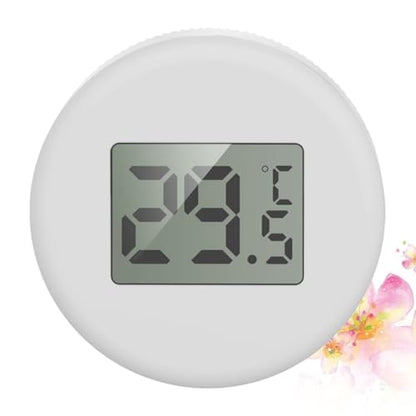 FOMIYES 3 Pcs Aquarium Temperature Gauge Tank Thermometer Terrarium Digital Reptile Water Thermometer LCD Display Thermometer Suction Cup Thermometer Fishtank Container Number White, Whitex3pcs