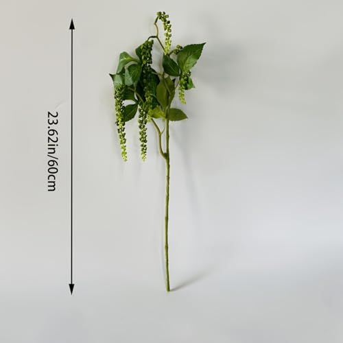 3 pcs Artificial Hanging Succulents Faux Burro's Tail Picks Trailing String of Pearls Succulent Fake Greenery Sprays for Basket Planter Centerpiece Floral Arrangement
