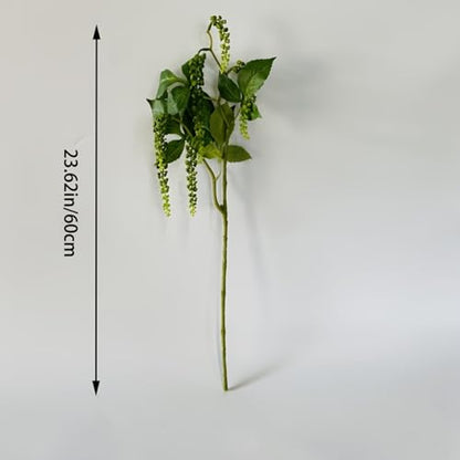 3 pcs Artificial Hanging Succulents Faux Burro's Tail Picks Trailing String of Pearls Succulent Fake Greenery Sprays for Basket Planter Centerpiece Floral Arrangement