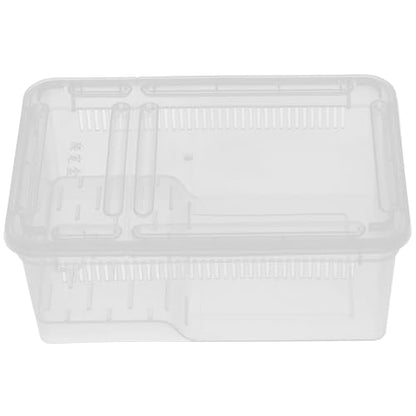 Transparent Portable Reptile Breeding Box with Breathable Holes Clear Insect Enclosure for Lizards Snakes Spiders and Frogs Small Reptile Habitat for Feeding and Observation