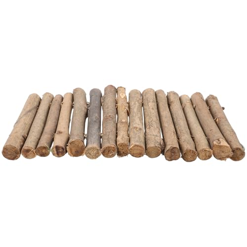 HEMOTON Wooden Turtle Hideout Stick Basking Platform Reptile Cave Hideout Aquarium Decoration for Tortoise Terrarium Habitat Shelter