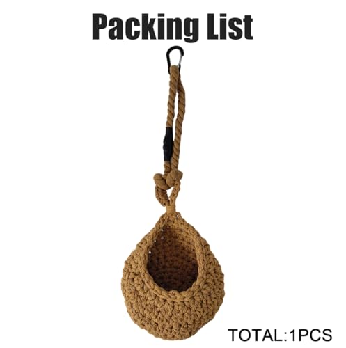1 Set Snake Tank Accessories, Hanging Woven Twine Hammock for Reptile, Snake Rest & Shelter Supplies with Hook, Habitat Enrichment Accessories for Snake, Gecko and Other Small Animals