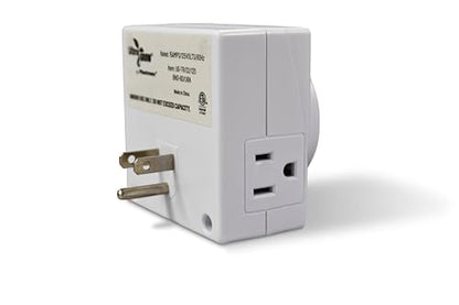 UltraGrow Digital Timer, 7-Day Programmable Electric Outlet Timer, White, LCD Display, Multiple On/Off Settings, Indoor Use