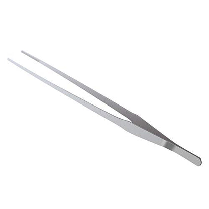 Stainless Steel Polished Extra-Long 15 inch Tongs Tweezers with Precision Serrated Tips for Garden, Kitchen, Indoor & Outdoor - size: 15 inch Straight (1 PCS)