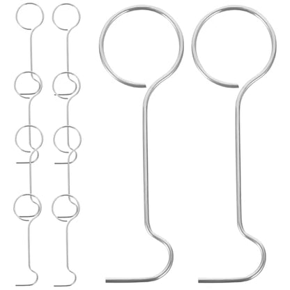 LABRIMP 25pcs Floor Drain Handle Hook Drainage Sink Water Floor Grate Remove Tool Removal Hook Grate Removal Tool Stainless Steel