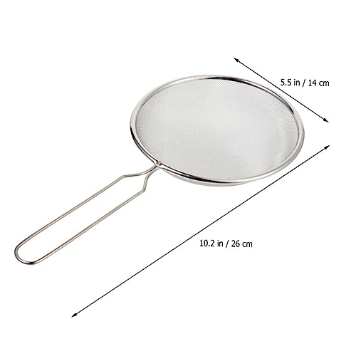 SUPVOX 2pcs Reptile Sand Shovel with Comfortable Handle Lightweight Ergonomic Design for Easy Cleaning of Terrarium Sand and Waste Durable Fine Mesh Scoop for Reptiles