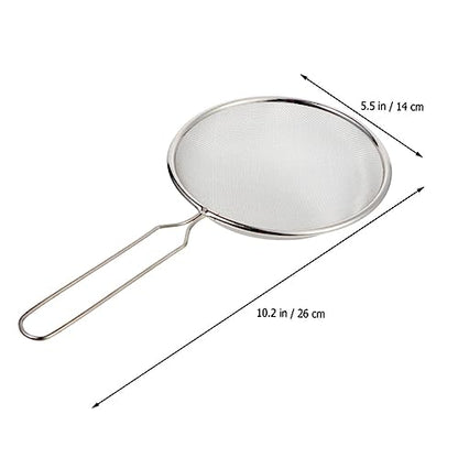 SUPVOX 2pcs Reptile Sand Shovel with Comfortable Handle Lightweight Ergonomic Design for Easy Cleaning of Terrarium Sand and Waste Durable Fine Mesh Scoop for Reptiles