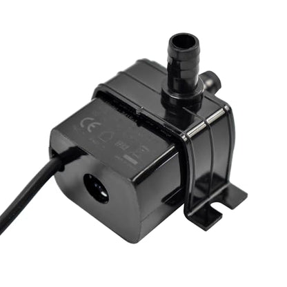 CONQUERALL 2PCS Submersible Pump DC 12V 71GPH 16.4ft 14W Small Brushless Pump for PC Water Cooling Cooler Drainage - color: 12v 14w 240l/H 5m Head, size: 2PCS
