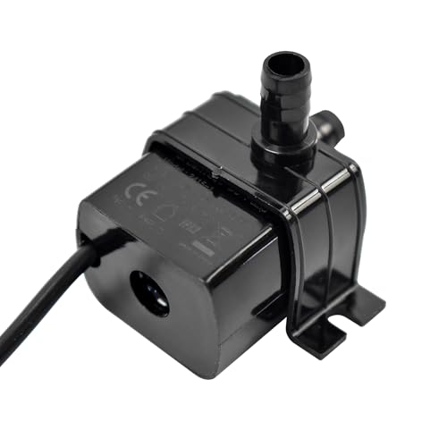 CONQUERALL 12V DC Brushless Submersible Pump 71GPH 16.4ft 14W for PC Water Cooling Cooler Drainage - color: 12v 14w 240l/H 5m Head, size: 1PC