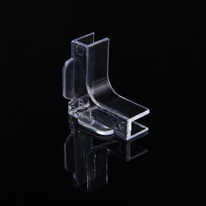 Hipanda Aquarium Hood Fish Tank top Cover, Terrarium lid Plastic Grid with 4-Piece Set Corner Protectors. Prevents Jumping (Fit 8MM/0.3inch Glass) - size: Fit 8MM/0.3inch Glass