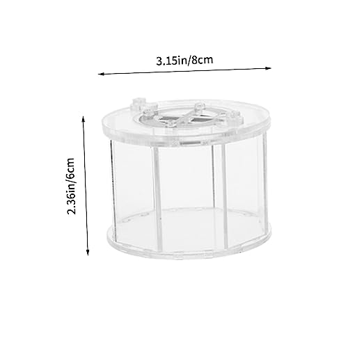 Transparent Acrylic Breeding Box for Reptiles and Pets Compact Display Case for Lizards Insects and Spiders Lightweight Easy to Use Habitat Holder