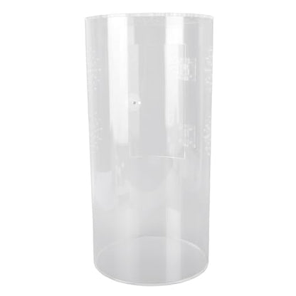 Transparent Cylindrical Jumping Spider Enclosure, Jumping Spider Lizard Reptile Enclosure, Vertical Climbing, Front Opening Door, 360 Visibility, for Hammock Building, wi
