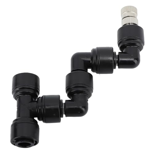 flexman Reptile Mister Nozzles, 360 Degrees All Direction Coverage Embedded Reptile Misting Nozzles for Mist Cooling System Greenhouse Courtyard for Outdoor Patio Poolside, Camping