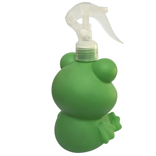 Cute Plastic Spray Bottle Duck Frog Cartoon Animal Plant Sprayer Cleaning Liquid Spray Bottle, Empty Bottles for Flowers Plants Gardens, Cleaning Houses and Cars (frog) - color: frog