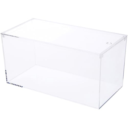 Pioneer Plastics 083CAQUA Clear Micro Habitat Terrarium, Tarantula Enclosure, Desktop Aquarium, 7.75" W x 3.75" D x 3.75" H, Pack of 2
