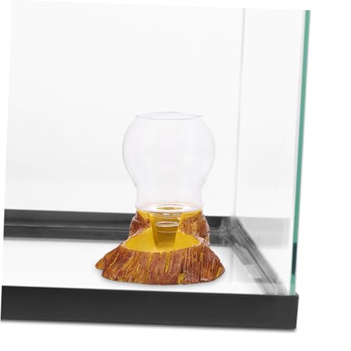 Automatic Resin Waterer for Turtles and Lizards 1.5L Capacity Crawler Water Dispenser Landscape Decoration for Reptile Terrariums
