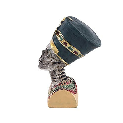 Skull Pharaoh Statues Reptile Small Figurine Sculpture Aquarium Terrarium Fish Tank Decorations Ornament Egypt Turtle Lizard Tanks Egyptian Décor