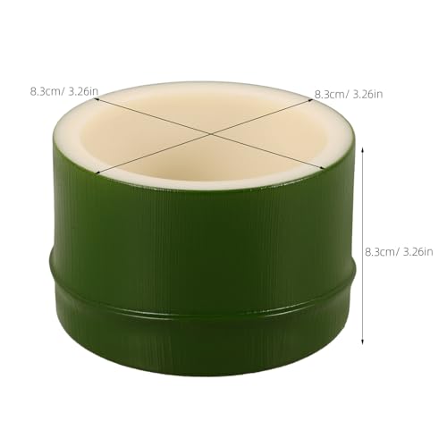 Cabilock Reptile Feeding Bowl and Water Dish Ceramic Lizard Food Feeder with Anti-Escape Design for Gecko Bearded Dragon Terrarium Use