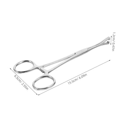 GALPADA Stainless Steel Reptile Feeding Tweezers Long Handle Tongs with Smooth Tips for Secure Handling for Terrarium Supplies and Snake Feeding