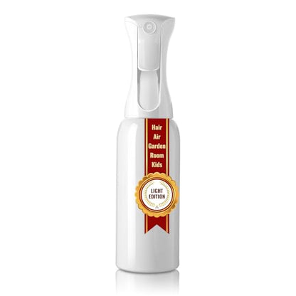 Mistifi Continuous Ultra Fine Mist Spray Bottle – Refillable Water Sprayer for Plants, Hair Styling & Cleaning (500ml 1Pc, White bottle) - color: White bottle, style: 500ml 1Pc