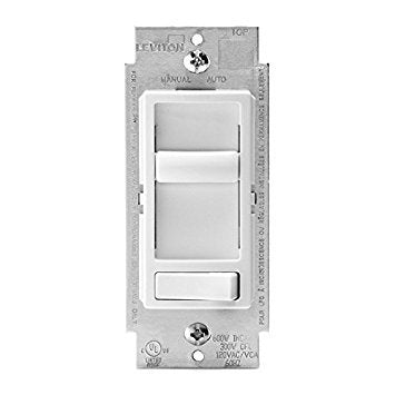 Leviton R62-06674-P0W SureSlide Universal Incandescent Dimmer White (6 Pack) - color: White, size: 12 Pack