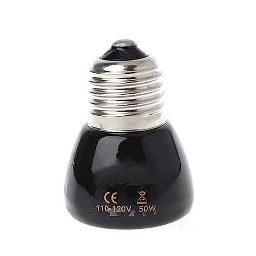 Heat Lamp Bulb No Light Ceramic Heat Emitter for Brooder Lambs Snake 25W/50W/75W/100W Ceramic Heating Bulb