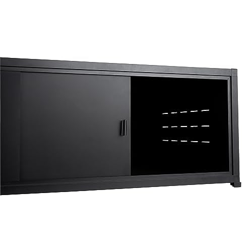 Versatile PVC Reptile Cabinet with Glass/PVC Door Options Reptile Terrarium 40x16x12 inch ToxiRium PVC Reptile Enclosure with Front Opening Sliding Door Tank for Bearded Dragon Snake Ball Python - size: 40"x16"x12"