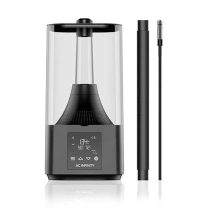 AC Infinity CLOUDFORGE T3, Plant Humidifier 4.5L with VPD Humidity Controls, 10-Level Precision Vaporizer, Extendable Targeting Hose and No-Leak Seal for Grow Tents - size: 4.5 L