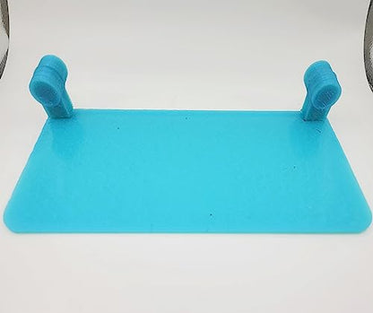 stroodies Lotl Lounge Ledge | Aquarium-Safe Magnetic Ledge for Axolotls & Aquarium Pets | Silky Baja Blue - color: Silky Baja Blue