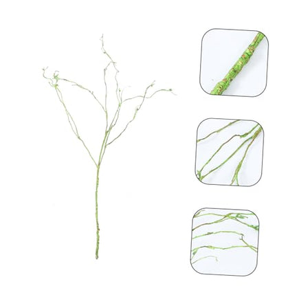 VICASKY Reptile Climbing Vine Decor for Terrarium Fake Vine Plant Suction Cup Realistic Reptile Tank Landscape Accessory for Lizards Snakes and Spiders