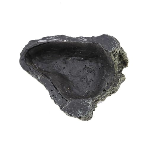 Fish Hiding Cave Turtle Reptile Basking Hide Habitat Ornament Resin Hollow Rock Cave Hidden Habitat Terrarium & Aquarium Fish Tank Decoration (Small)