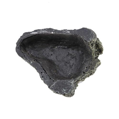 Fish Hiding Cave Turtle Reptile Basking Hide Habitat Ornament Resin Hollow Rock Cave Hidden Habitat Terrarium & Aquarium Fish Tank Decoration (Small)