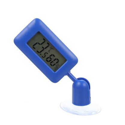 Reptile Terrarium Thermometer with Suction Cup Design Rotatable Mini Temperature Measuring Device for Leopard Gecko Tanks Compact and Accurate Digital Temperature Gauge