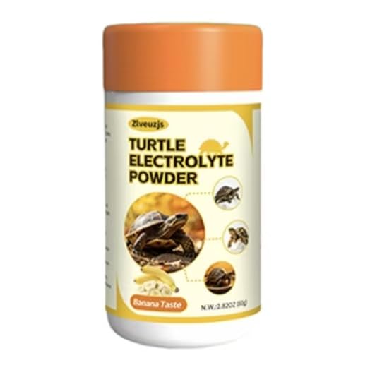 Turtle Electrolyte Powder—Promotes Appetite and Vitality—Contains Probiotics and Vitamins (2.82 oz) Banana Flavor | Promotes Appetite and Vitality—Contains Probiotics and Vitamins